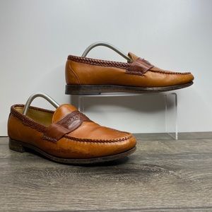 Allen Edmonds Newcastle 2 Toned Brown Leather